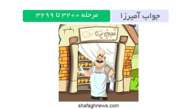 جواب بازی آمیرزا مرحله 3200