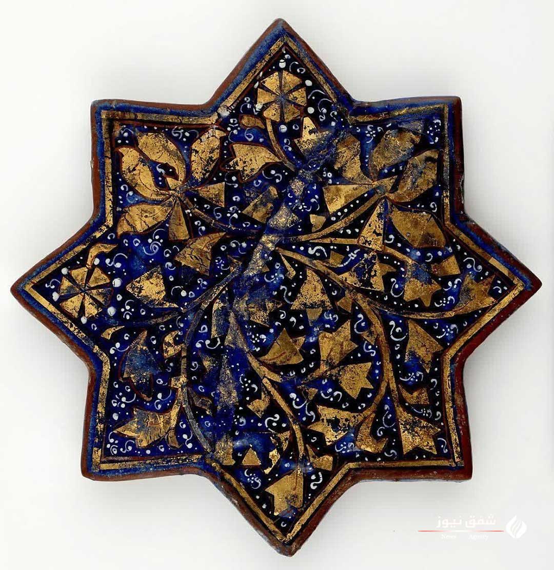 کاشی ایرانی موزه لوور