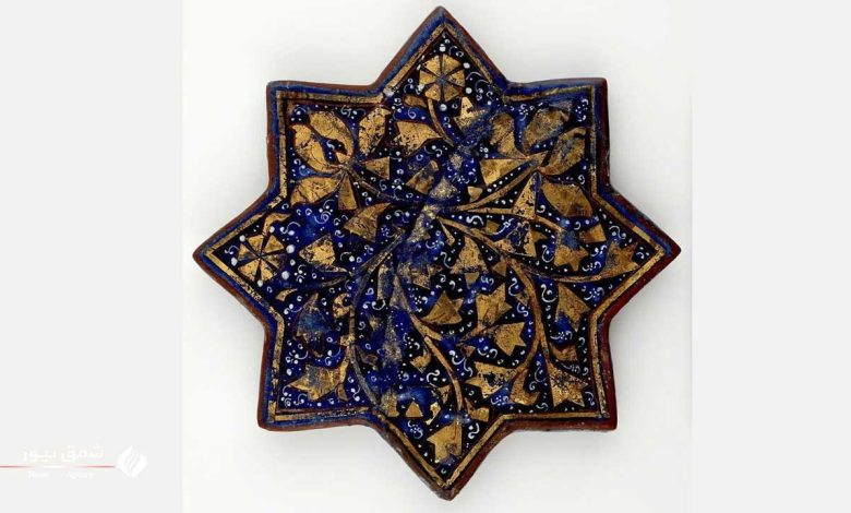 کاشی ایرانی با قدمت 800 ساله
