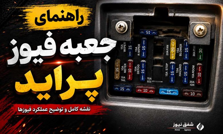 جعبه فیوز پراید