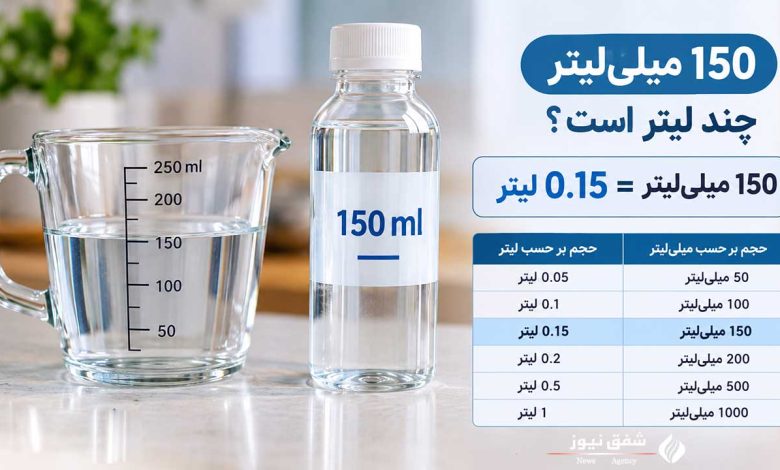 150 میلی لیتر