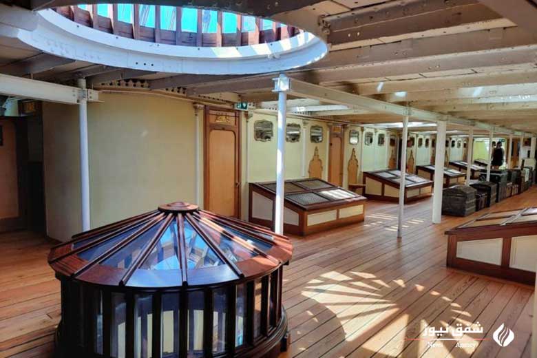 داخل کابین SS Great Britain