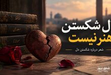 دل شکستن هنر نیست