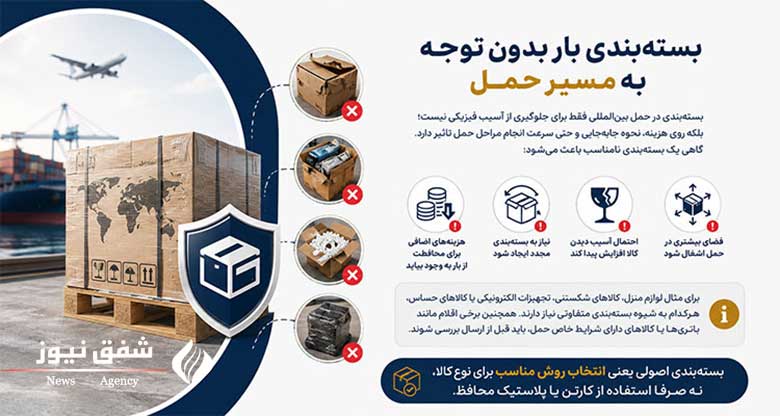 بستهبندی در حمل بینالمللی