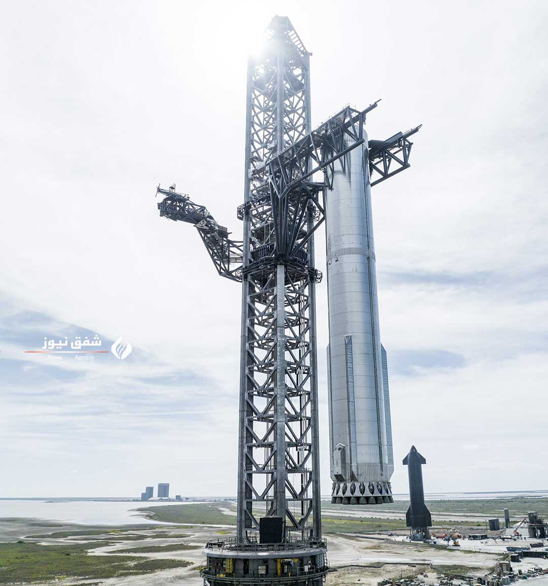 عکس Mechazilla spacex