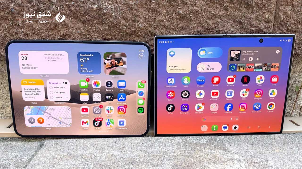 قیمت آیفون دوئو و گلکسی Z Fold 8